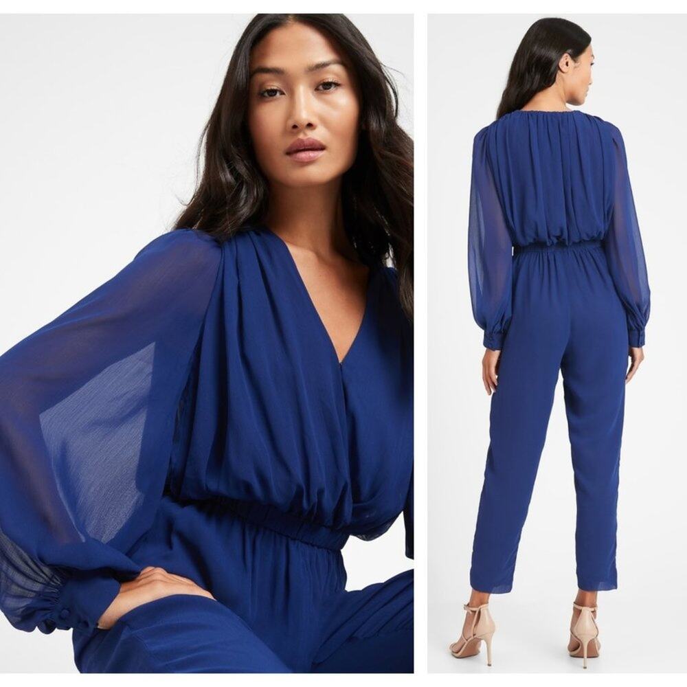 Banana Republic Blue Jumpsuit - Picture 2 of 2